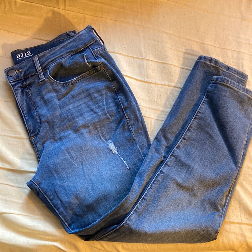 High rise skinny ankle jeans